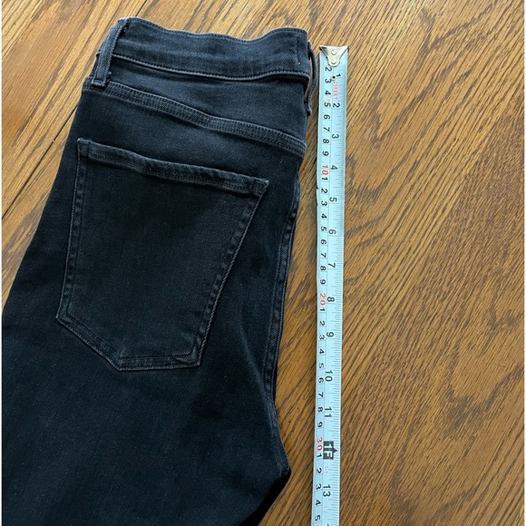 Agolde Sophie Mid Rise Skinny Ankle Jean in Black Wash Size 29 - Picture 8 of 10